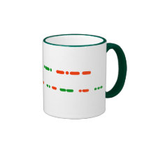 Merry Christmas in Morse Code Mug