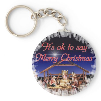 Merry Christmas Key Chain by mikek92349