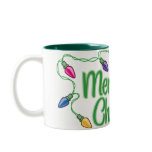 MERRY CHRISTMAS (Lights) mugs