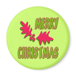 Merry Christmas magnets