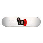 Merry Christmas Matey Stocking Skateboard Deck