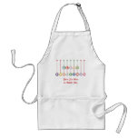 Merry Christmas Multicolored Glass Ball Ornaments aprons