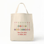 Merry Christmas Multicolored Glass Ball Ornaments bags