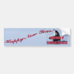 Merry Christmas Orca Whale Spy Hop Holiday Gifts Bumper Stickers