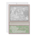 Merry Christmas Party Custom Photo Family invitations