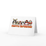 Merry Christmas Penguins cards