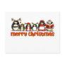 Merry Christmas Penguins Postcard