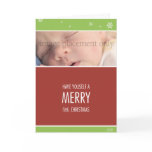 Merry Christmas Photo Greeting Card