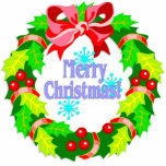 Merry Christmas photo sculptures