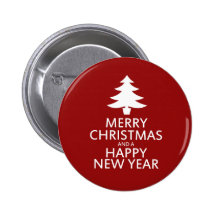 Merry Christmas Pinback Button