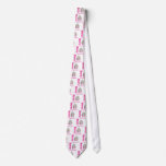 Merry Christmas Pink Decorated Christmas House ties