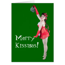 Merry Christmas Pinup Card