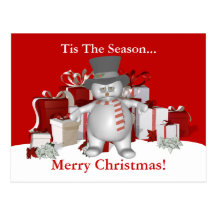 Merry Christmas Postcard
