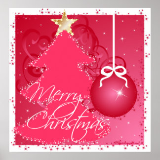 Merry Christmas Posters | Zazzle.co.uk