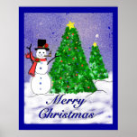 Merry Christmas Poster posters