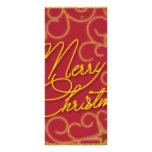 Merry Christmas Customized Rack Card