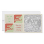 Merry Christmas Red Green Difference Family photo cards