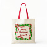 Merry Christmas Ribbon design  (whoever's name!) bags