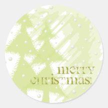 Merry Christmas! Round Sticker