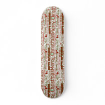 Merry Christmas Skateboard