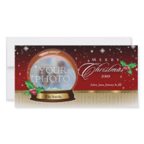 Merry Christmas Snow Globe Customisable 6