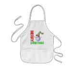 Merry Christmas Snowman Aprons