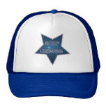 MERRY CHRISTMAS STAR by SHARON SHARPE Trucker Hats