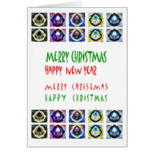 Merry Christmas - Stars Angels Decorations Card