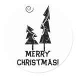 Merry Christmas! Round Stickers