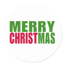 Merry Christmas Stickers