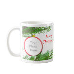 Merry Christmas Tree Decoration 2-Photo Frame mugs