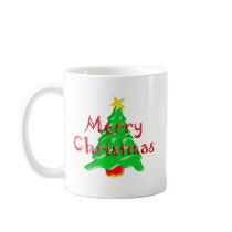 Merry Christmas Tree Mugs