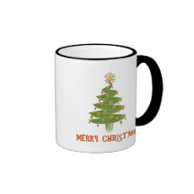 Merry Christmas Tree Mugs
