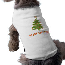 Merry Christmas Tree Pet Clothes
