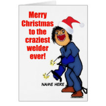 Merry Christmas Welder Card