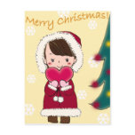 Merry Christmas With Love Postcard