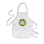 Merry Christmas Wreath aprons