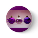 Merry Christmas Xmas Balls Christmas Spirit Art buttons