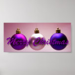 Merry Christmas Xmas Balls Christmas Spirit Art posters