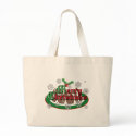 Merry Christmas xmas pudding Tees and Cards bags