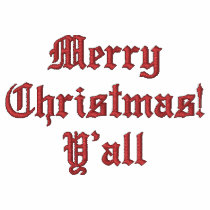 Merry Christmas! Y'all Embroidered Shirt