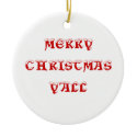 Merry Christmas Y'All ornaments