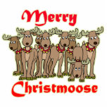 Merry Christmoose photo sculptures