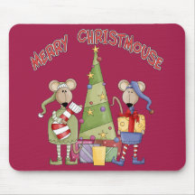 Merry Christmouse Mouse Pad
