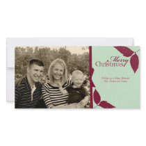 Merry Chrsitmas Ribbon Photo Cards