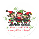 Merry Elves stickers