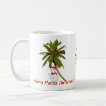 Merry Florida Christmas Coffee Mugs