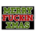 Merry Fucking Xmas wackiest best seller cards