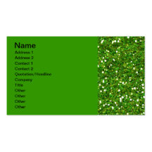 merry-glitter-green BRILLIANT EMERALD GREEN SPARKL Business Card