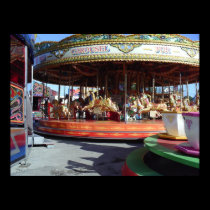 Merry-go-round At The Fair Poster posters